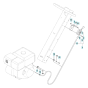 Throttle Control Assembly for Husqvarna LG 300 Petrol Reversible Compactor