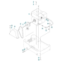 Engine Assembly for Husqvarna LG 300 Petrol Reversible Compactor