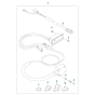 Compaction Indicator Assembly for Husqvarna LG 400 Petrol Reversible Compactor