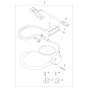 Compaction Indicator Assembly for Husqvarna LG 504 Reversible Compactor