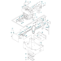 Engine Assembly for Husqvarna LG 504 Reversible Compactor