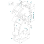 Frame Assembly for Husqvarna LG 504 Reversible Compactor