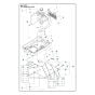 Sprinkler System Assembly for Husqvarna LP 6505 Roller