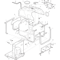 Frame and Cowl Assy for Atlas Copco LP9-20E PAC-Electrical Power Packs (from s/n BGF002671 to BGF077871)