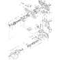 Main Assembly for Makita LS0714 Mitre Saw