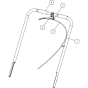 Lever & Cables-2 Assembly for Camon LS42 Lawn Scarifier