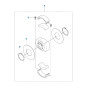 Clutch Assembly for Husqvarna LT 8005 II Trench Rammer