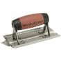 M180D Stainless Steel Groover Trowel Durasoft Handle 6in x 3in by Marshalltown - M180D