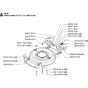 Chassis and Frame Assembly for Husqvarna M48 Commercial Lawn Mower