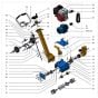 Machine Assembly for SPE BEF200N Floor Scarifier