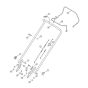 Handle for Viking MB 248.1 T Petrol Lawn Mowers