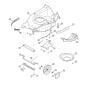 Housing, Front Axle for Viking MB 655.1 VM Petrol Lawn Mowers