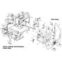 1-71 Water Tank and Main Frame Fittings for Benford Terex Mecalac MBR71 Roller