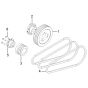 Pulley Assembly for Nilfisk MC 5M-250/1050 PE PLUS Pressure Washer