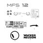 Decals for Wacker MFS12 Floor Saw