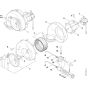 Fan Assembly for Nilfisk MH 4M-90/770 230/1/50 Pressure Washer