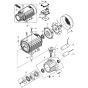 Motor Assembly for Nilfisk MH 5M-190/960 400/3/50 Pressure Washer