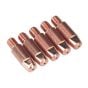 Contact Tip 1mm Aluminium TB25/36 Pack of 5 Sealey Part No. MIG921