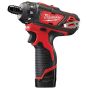 M12 BD-202C Sub Compact Driver 12 Volt 2 x 2.0Ah Li-Ion by Milwaukee - 4933443885