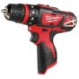 M12BDDXKIT-202C Removeable Chuck Drill Driver 12 Volt 2 x 2.0Ah Li-Ion by Milwaukee - 4933447773