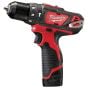 M12 BPD-202C Cordless Percussion Drill 12 Volt 2 x 2.0Ah Li-Ion by Milwaukee - 4933443889