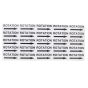 Self Adhesive Label - Rotation Right (Pack of 50)