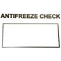 Self Adhesive Sticker - Anti-Freeze Check (50pk)