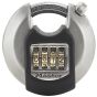 Excell Discus 4-Digit Combination 70mm Padlock by Master Lock - M40EURDNUM