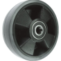 Polyurethane Wheel c/w Nylon Centre fitted with Ball Journal Bearing