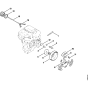 Clutch Assembly for Stihl 009 Gasoline Chainsaws