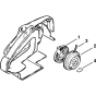 Rewind starter 35.85, 25.84 Assembly for Stihl 009 Gasoline Chainsaws