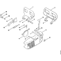 Chain brake Assembly for Stihl 012 Gasoline Chainsaws