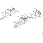 Muffler Assembly for Stihl 018 Gasoline Chainsaws