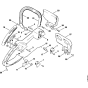 Professional-Handle Assembly for Stihl 020 Gasoline Chainsaws