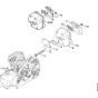 Muffler Assembly for Stihl 021 023 025 Gasoline Chainsaws