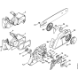 Quick chain tensioner Assembly for Stihl 026 Gasoline Chainsaws