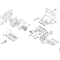 Clutch Assembly for Stihl 038 Gasoline Chainsaws