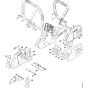 Handlebar, Chain sprocket cover Assembly for Stihl 038 Gasoline Chainsaws