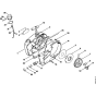 Rewind starter Assembly for Stihl 041AV Gasoline Chainsaws