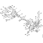 Crankcase, Crankshaft Assembly for Stihl 045 Gasoline Chainsaws