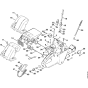 Tank housing Assembly for Stihl 048 Gasoline Chainsaws