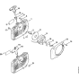 Rewind starter Assembly for Stihl 064 Gasoline Chainsaws