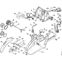 Tank housing Assembly for Stihl 064 Gasoline Chainsaws