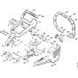 Shroud, Handle frame Assembly for Stihl 076 Gasoline Chainsaws