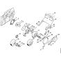 Clutch, Chain brake Assembly for Stihl 084 Gasoline Chainsaws