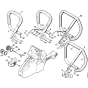 Handlebar Assembly for Stihl 084 Gasoline Chainsaws