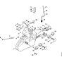 Tank housing, AV-System Assembly for Stihl 084 Gasoline Chainsaws