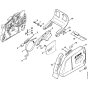 Chain brake Assembly for Stihl 088 Gasoline Chainsaws