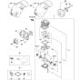 Crankcase, Cylinder, Muffler, Shroud Assembly for Stihl MS 162 Chainsaws