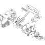 Hand guard & Chain brake Assembly for Stihl MS190T Chainsaws